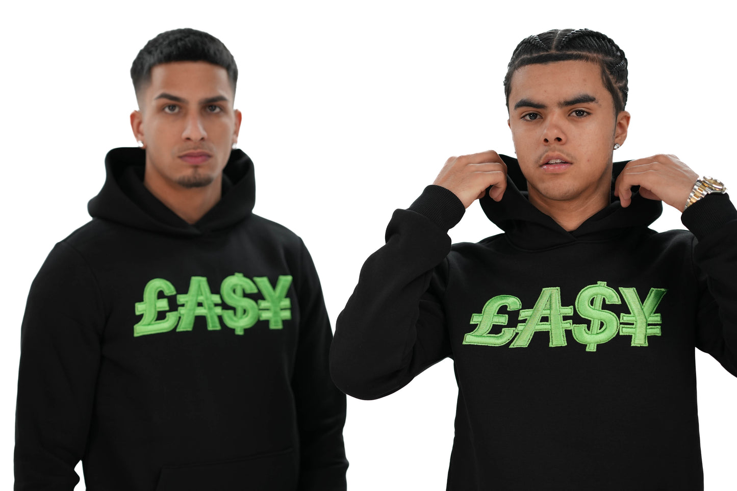 'LIME' Black Hoodie