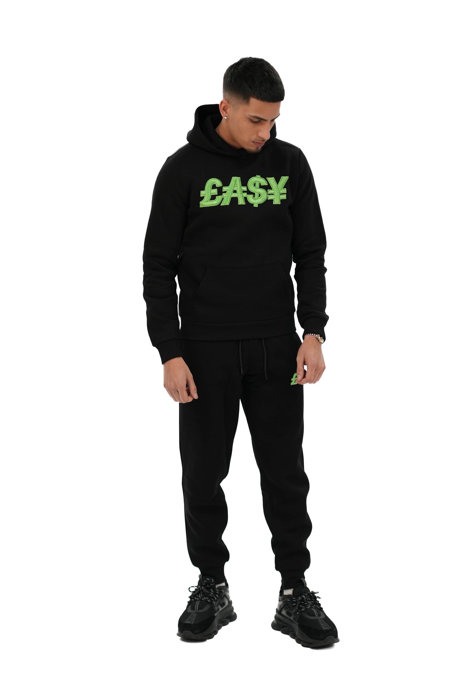 'LIME' Black Hoodie