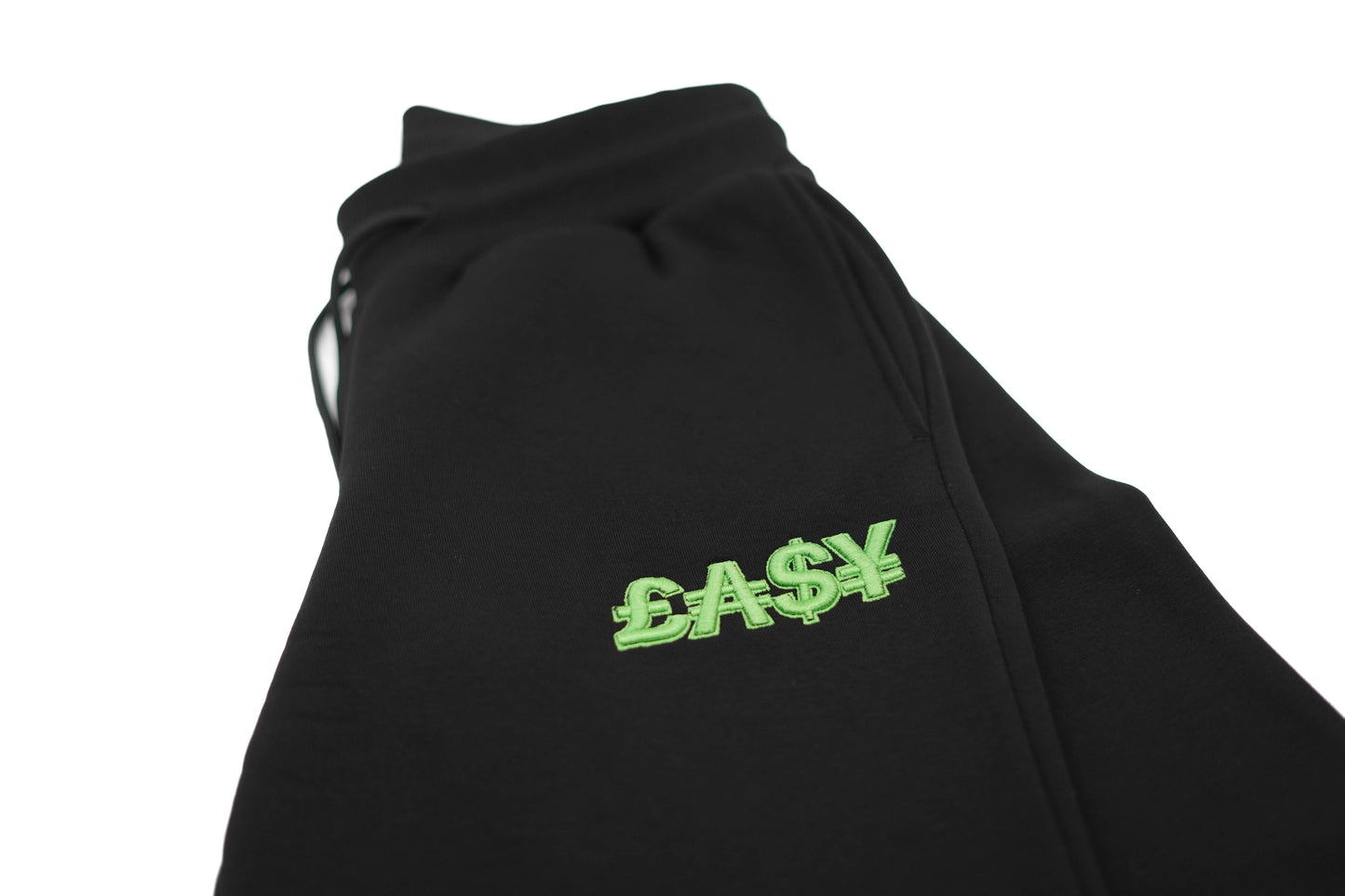 'LIME' Black Jogger