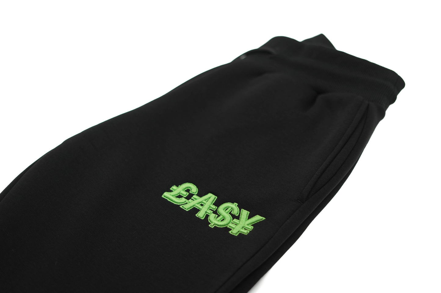 'LIME' Black Jogger