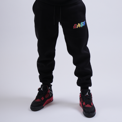 ‘Multi’ Black Jogger