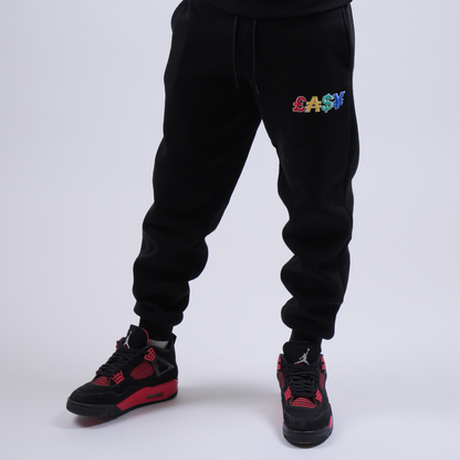 ‘Multi’ Black Jogger