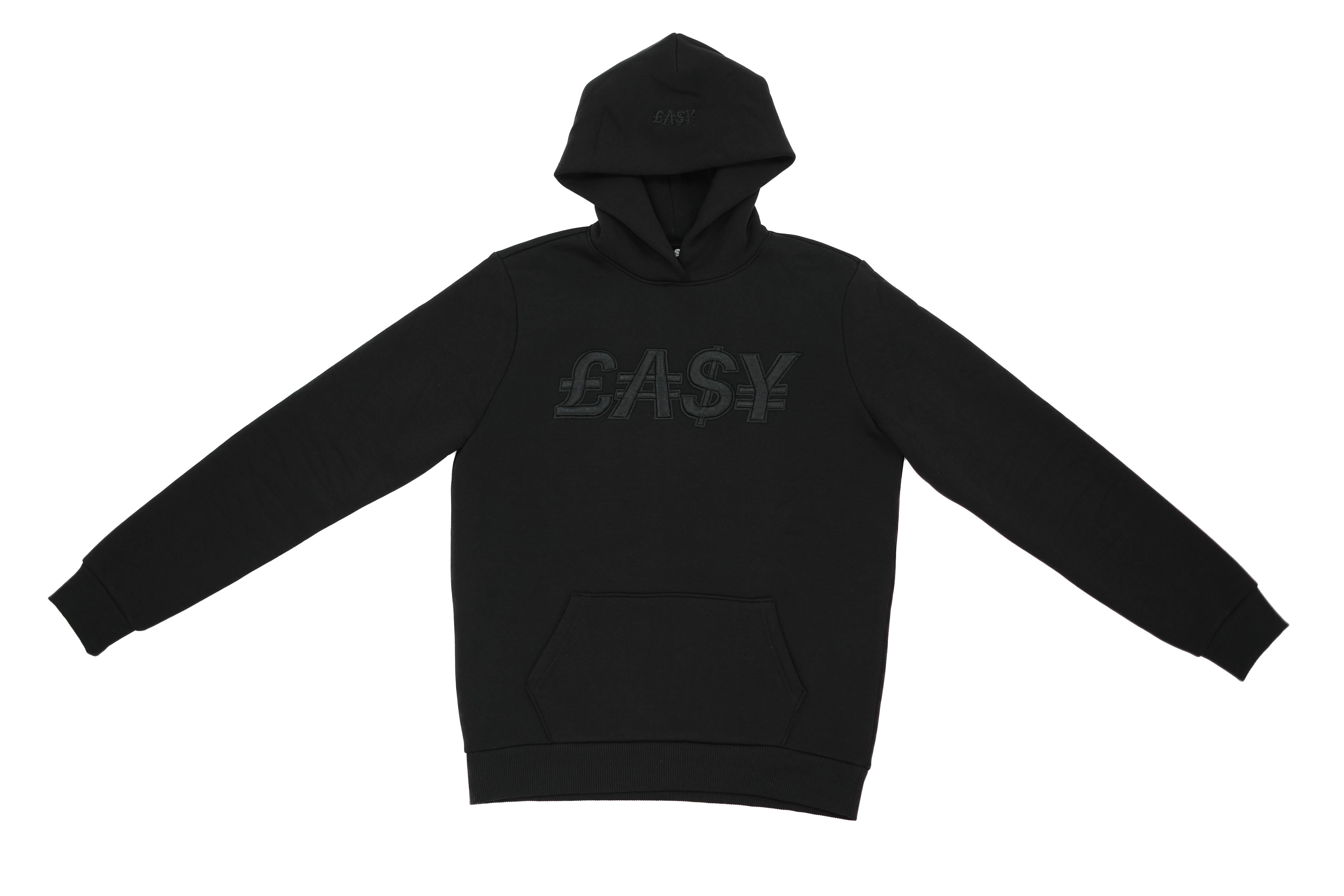 Triple black hoodie sale